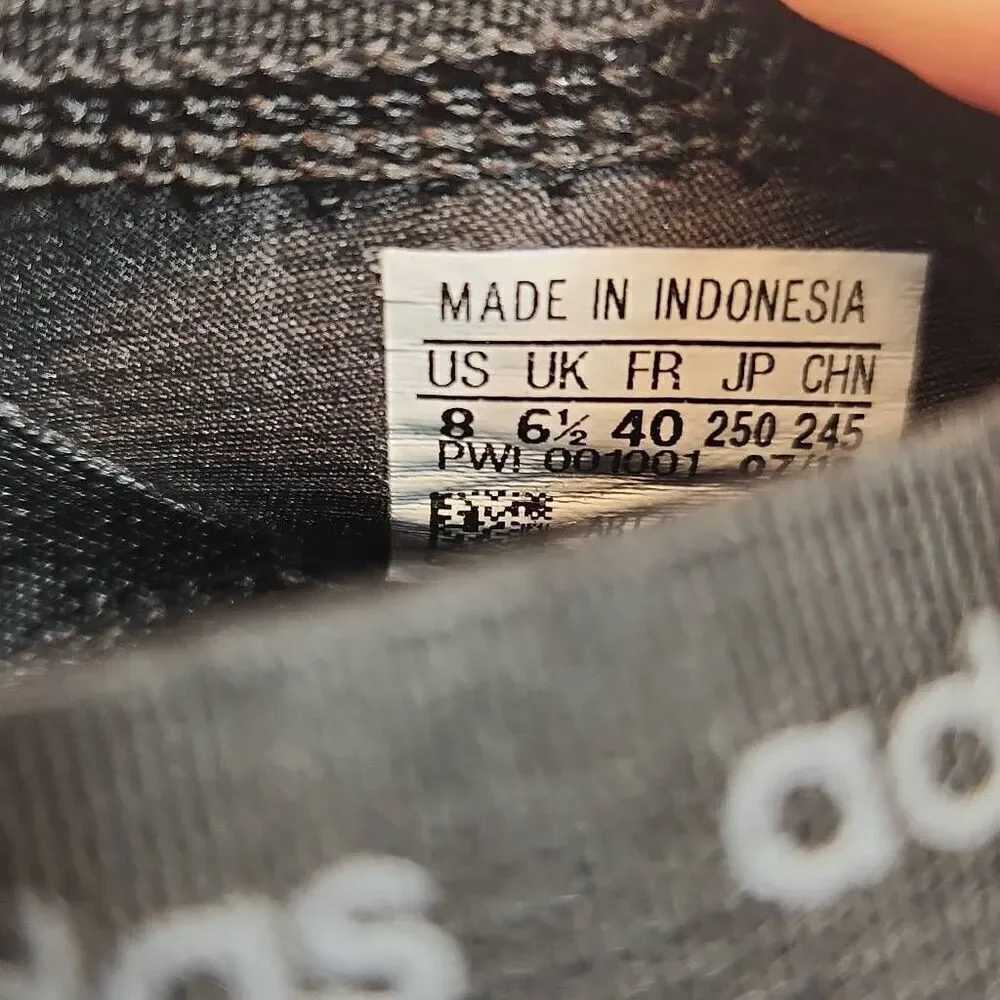 Adidas Womens Quesa Cloudfoam B96520 Black/Gray Running Shoes Sneakers Size 8